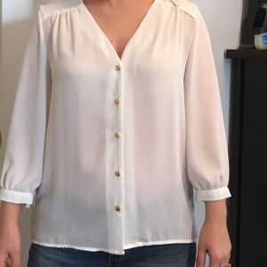 Forever 21 white blouse