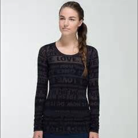 Lululemon Manifesto LS - Size 6