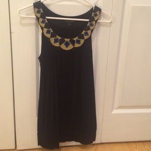 Tank top with tribal pattern