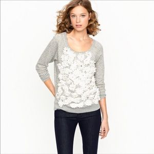 J. Crew Terry Daisy Sweatshirt J. Crew Terry Daisy Sweatshirt