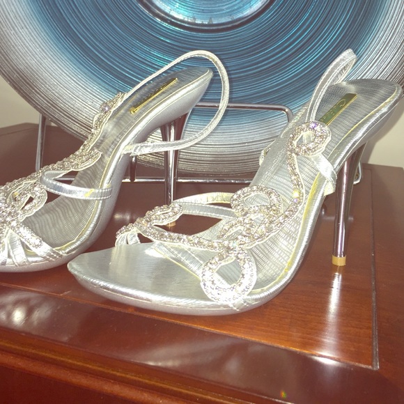 Celeste rhinestone shoes.