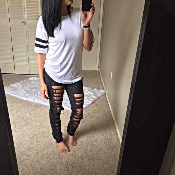 Oversized basic varsity tee - Picture 2 of 4