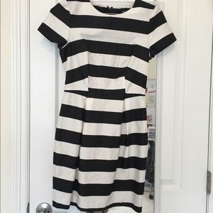 Black and white striped dress from h&m