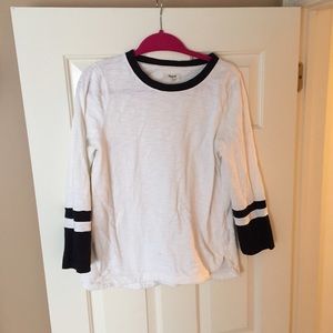 Madewell white long-sleeve