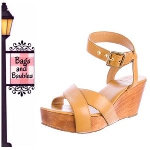 TORY BURCH Amrita Platform Sandals, 9 TORY BURCH Amrita Platform Sandals, 9