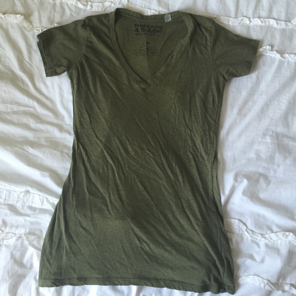 Army green t shirt