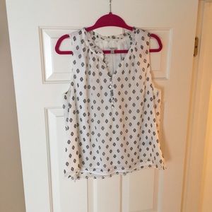 Barely worn Jcrew sleeveless shell tank