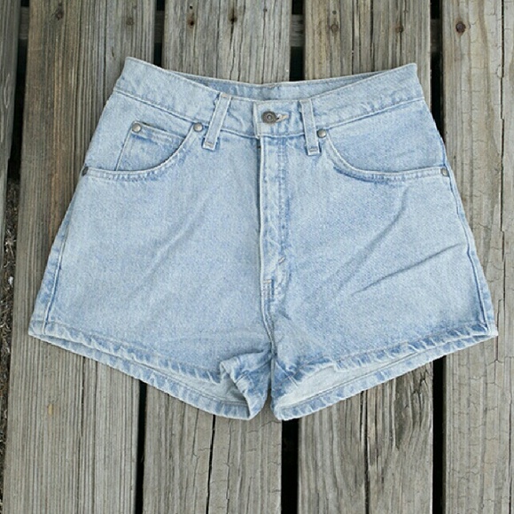 Levis Pants - Vintage Levi's High Waisted Denim Shorts Slim Fit