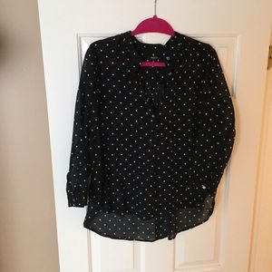 Madewell polka dot blouse