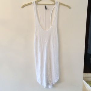 Riller and Fount white racer back tank