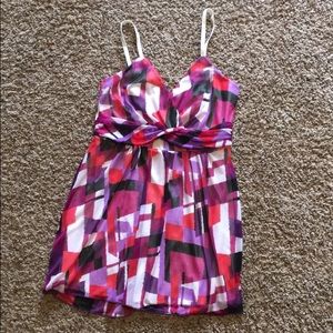 Maurices V-Neck Multi Colored Top