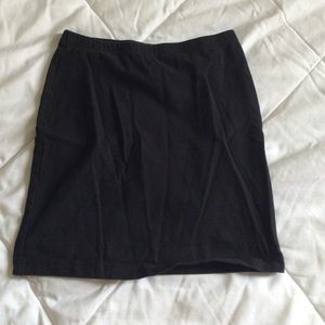 Black skirt