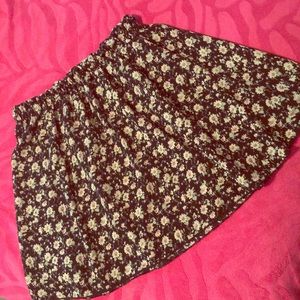 Floral black skirt 🌺🌸🌼🌻