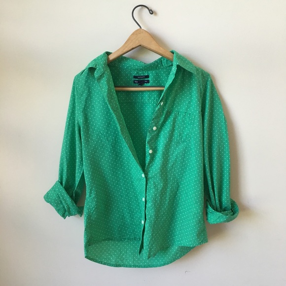 Gap Green Button Up