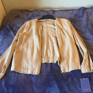 Linen Zipfront Jacket