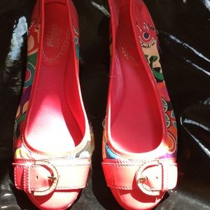 Cute pink coach shoes
