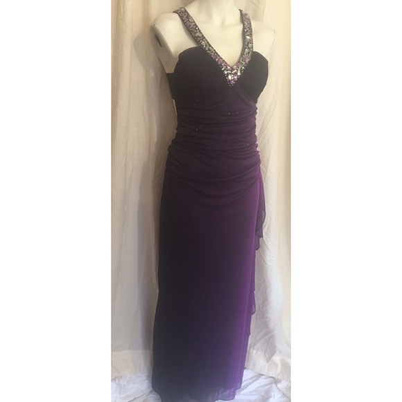 Blonde Nites by Stacy Sklar  Purple Dress