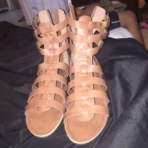 Gladiator sandals never worn NWOT