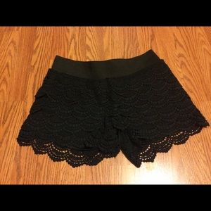 Lace shorts