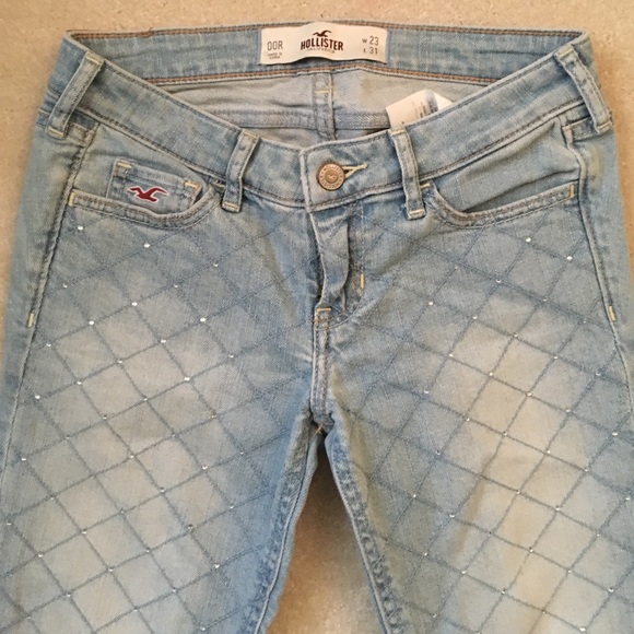 Hollister jeans with bling