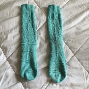 Teal boot socks