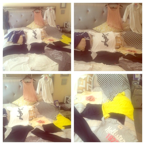 16 bundle tank top leggings blouse H&M hollister