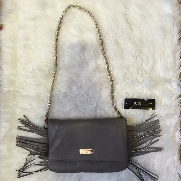 BCBG Fringe Chain Purse - Picture 3 of 4