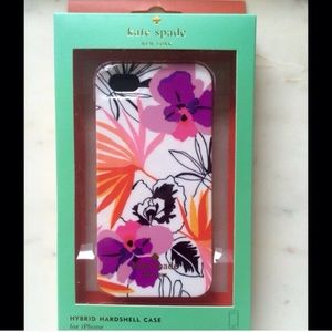 Kate Spade iphone5/5s case cover purple floral