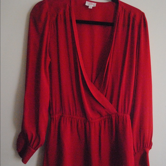 Parker red blouse