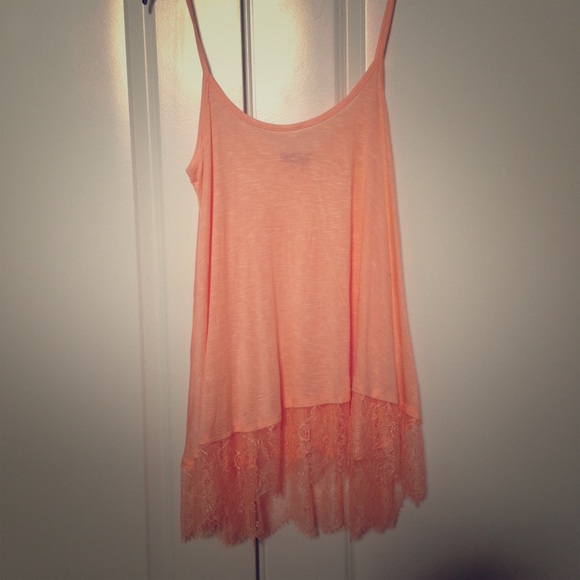 Lace and Cotton Tank Top