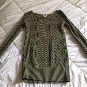 Olive green sweater