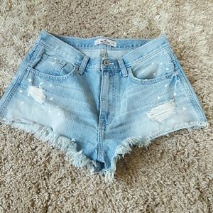 High rise Hollister shorts