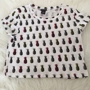 Pineapple crop top