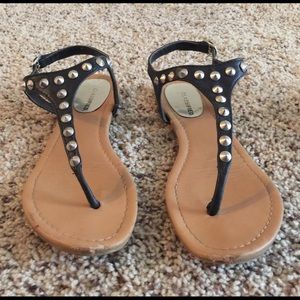 Black and brown flats Black and brown flats