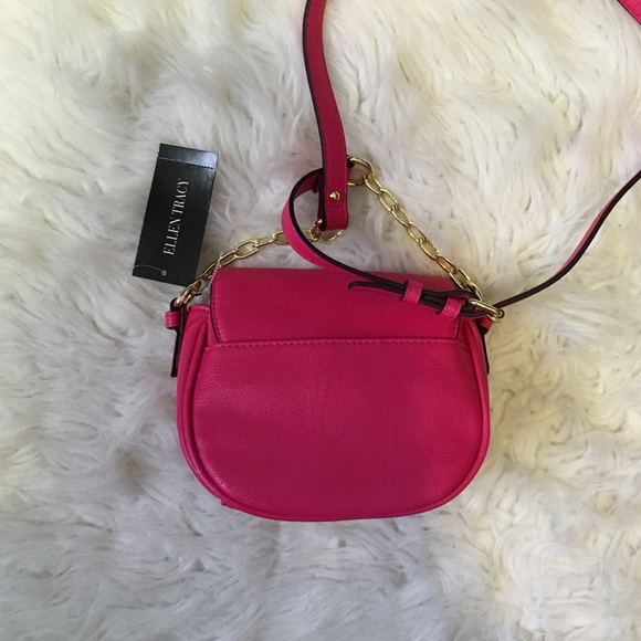 Small Saddle Bag in Magenta - Picture 3 of 5