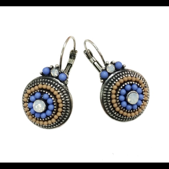 NEW Cute purple stone earrings