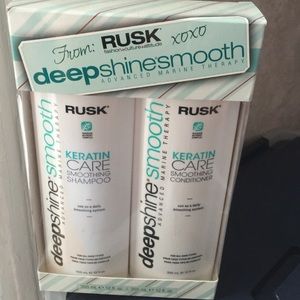 Rusk keratin shampoo & conditioner