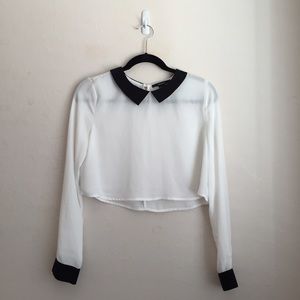F21 collar top
