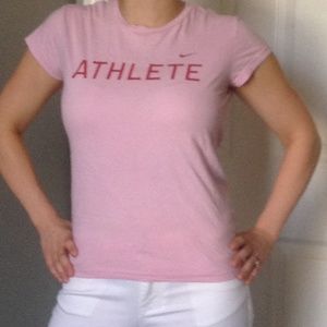 Pink Nike tee