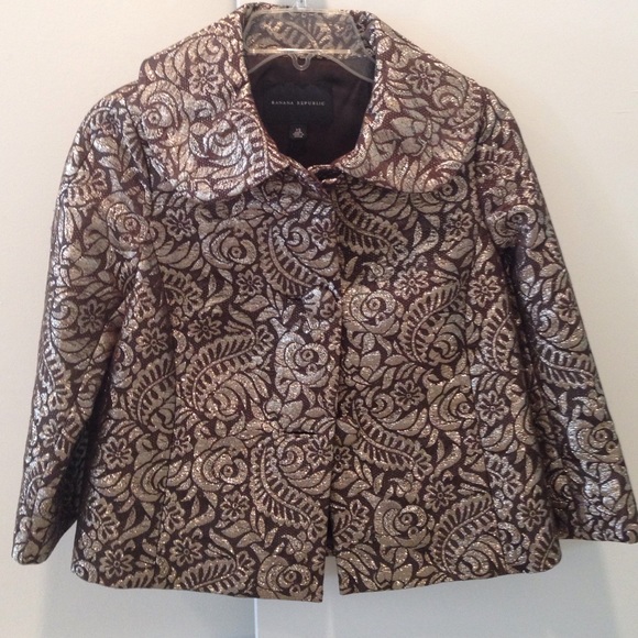 Banana Republic Jackets & Blazers - Banana republic brocade jacket