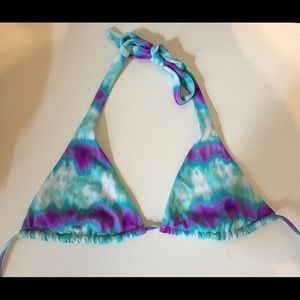 tie dye victoria's secret halter top