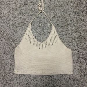 Urban outfitters knit crop top