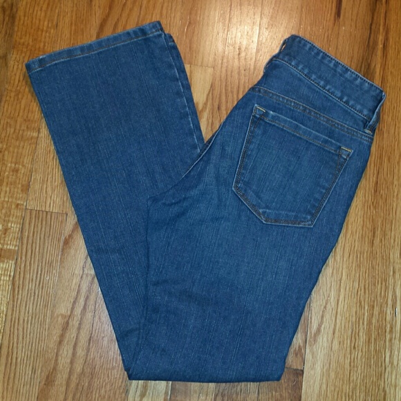 Ann taylor LOFT curvy boot petite jeans