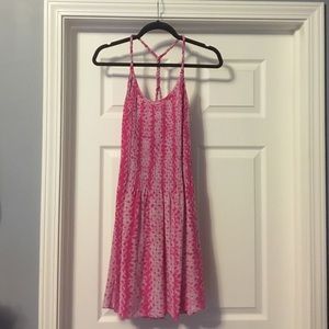 Silk pink dress!
