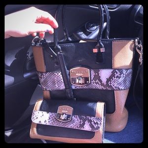 Guess purse and wallet