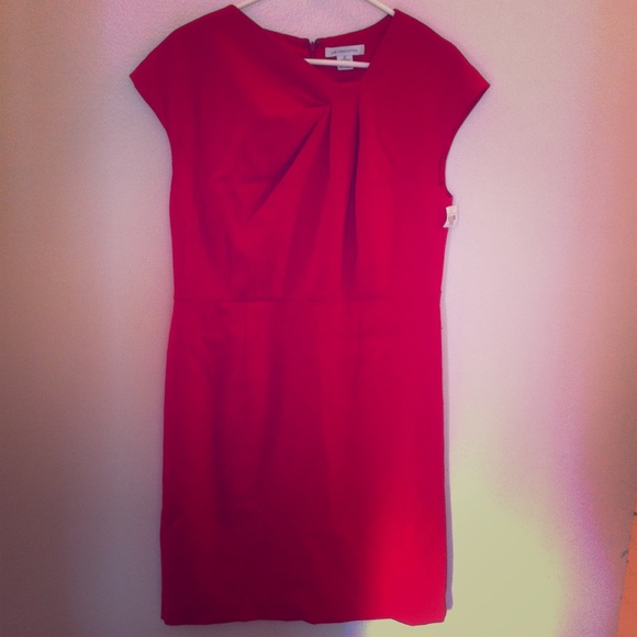 Red Liz Claiborne dress.