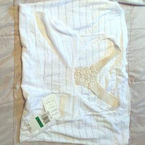 White lucky brand dress..new WITH tags