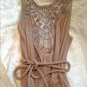 Sleeveless Cardigan Wrap