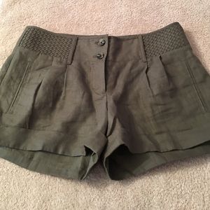 Linen shorts
