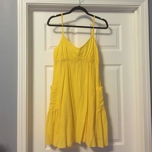 Yellow spring dress